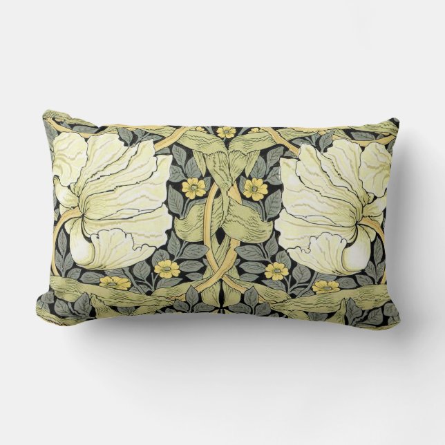 Coussin Rectangle William Morris Pimpernel Fond d'écran floral (Recto)