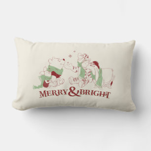 Coussin Rectangle Winnie l'Ooh   Merry & Bright