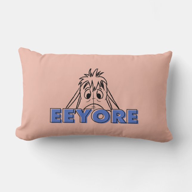 Coussin Rectangle Winnie l'Ourson| Eeyore Peek-A-Boo (Recto)