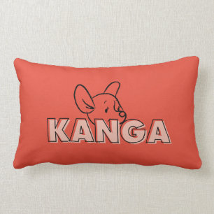 Coussin Rectangle Winnie l'Ourson Kanga Peek-A-Boo