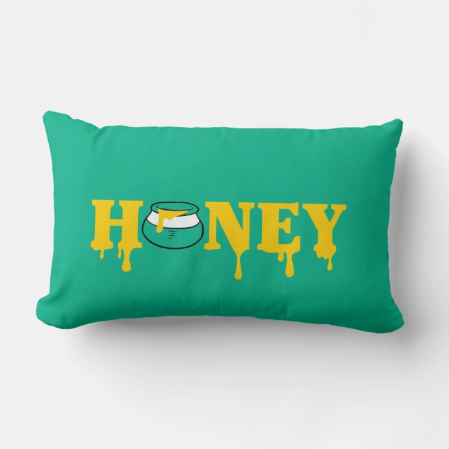 Coussin Rectangle Winnie l'Ourson| Miel (Recto)
