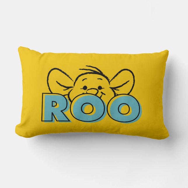 Coussin Rectangle Winnie l'Ourson| Roo Peek-A-Boo (Recto)