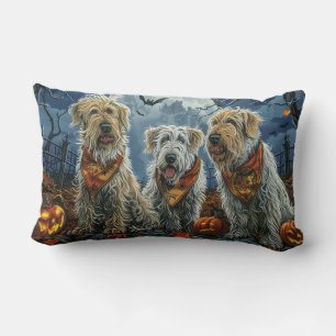 Coussin Rectangle Wolfhound Halloween Éffrayant