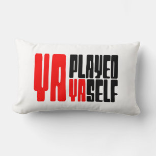 Coussin Rectangle Ya Joué Yaself