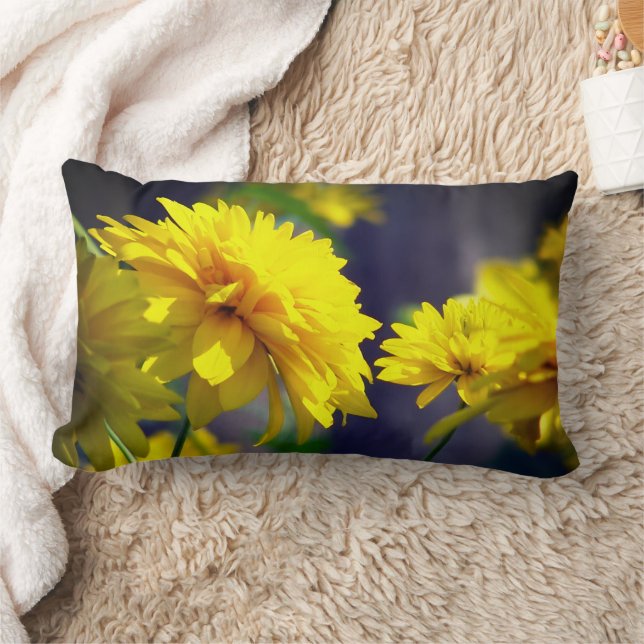 Coussin Rectangle Yellow Flowers In Sunshine  (Couverture)