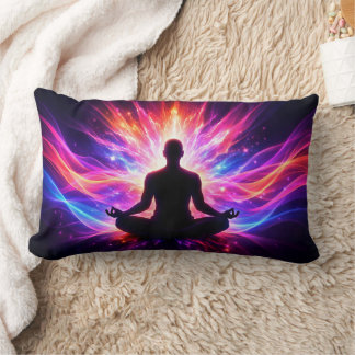 Coussin Rectangle Yoga Chakra Meditation Cushion Colorful Art