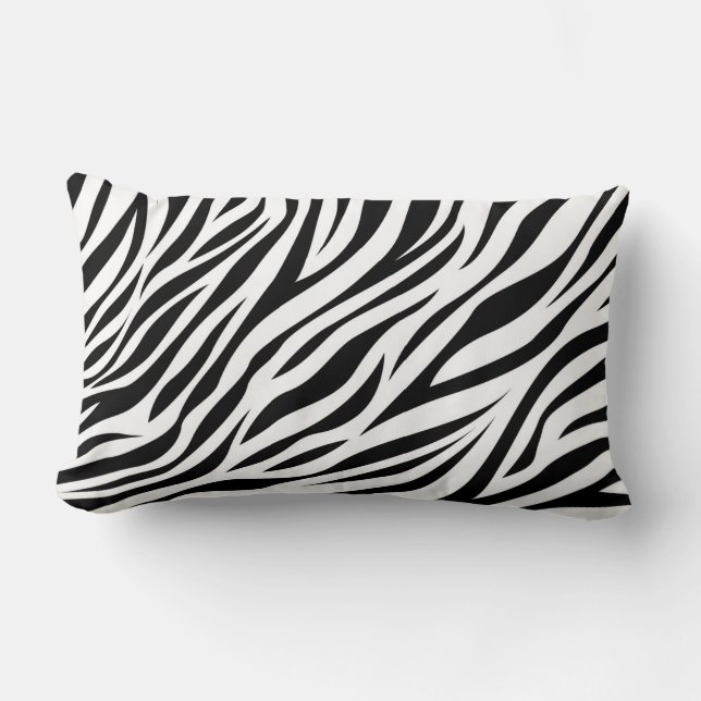Coussin Rectangle Zebra Animal Skin Imprimer Motif-15391 (Recto)