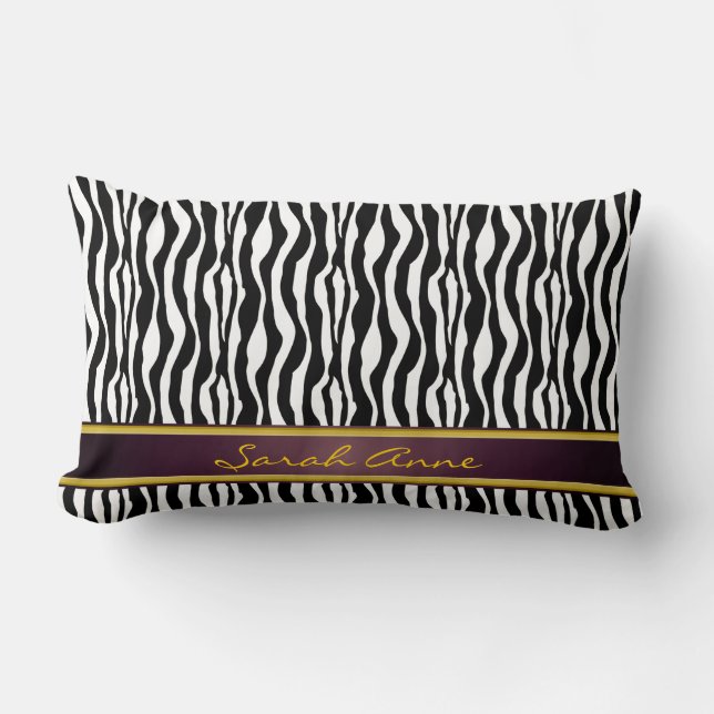 Coussin Rectangle Zebra Stripes (Recto)