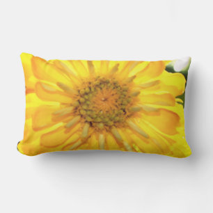 Coussin Rectangle Zinnia jaune