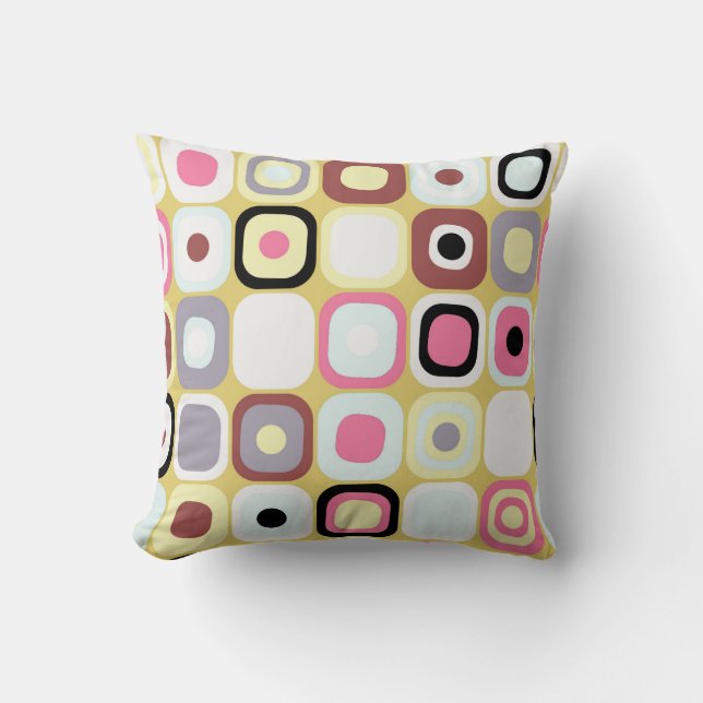 Coussin Rectangles modernes 36 d'Eames (Recto)