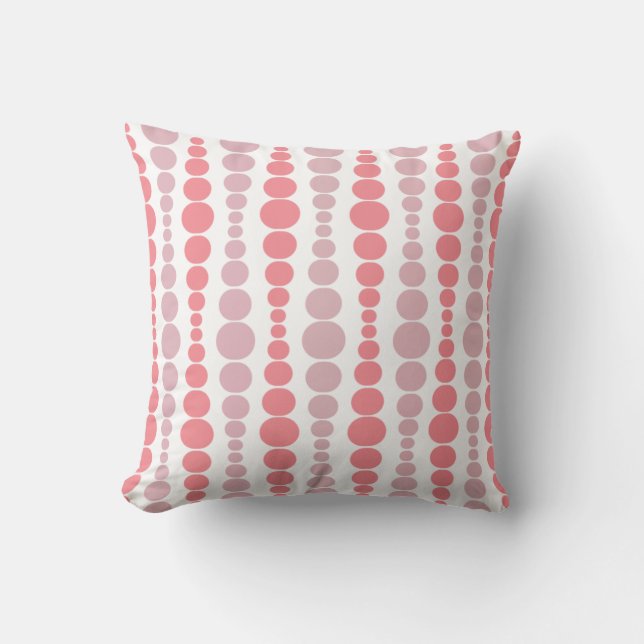 Coussin Rectangles roses modernes (Recto)