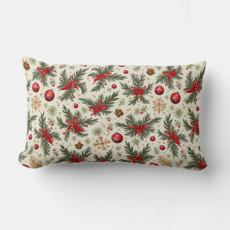 coussin rectangulaire de noël