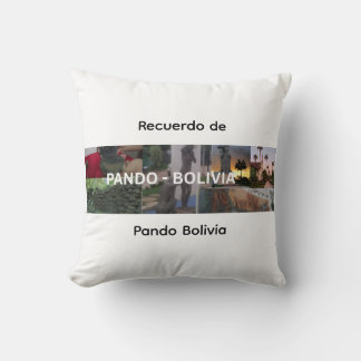 Coussin Recuerdo de Pando Bolivia