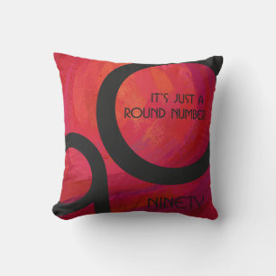 Coussin Red 90 Dix Anniversaire