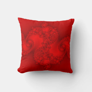 Coussin Red Julia Fractal