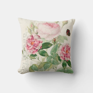 Coussin Redoute Roses Roses Roses Rose Fleurs Accent Lance