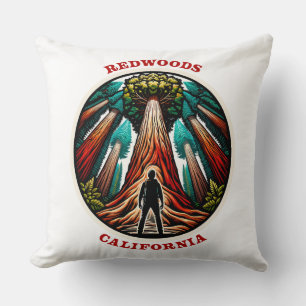 Coussin Redwoods Californie