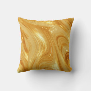 Coussin reflet couleur or