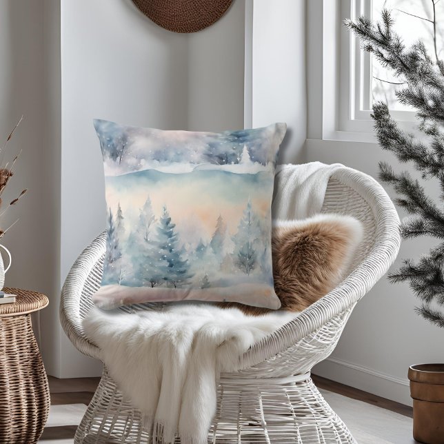 Coussin région des merveilles d'hiver - artistique (Créateur téléchargé)
