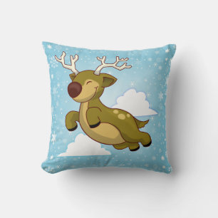 Coussin Reinder volant Noël
