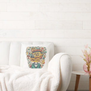 Coussin Reine Afro Boho – Artistique Coloré