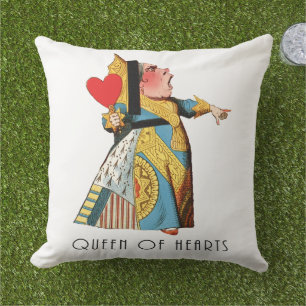 Coussin Reine de Cœur Alice au Pays des Merveilles Classiq