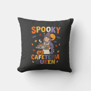 Coussin Reine de la cantine d'Halloween