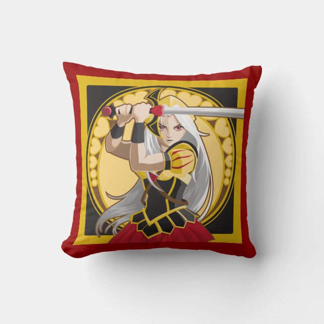 Coussin Reine des coeurs (Recto)