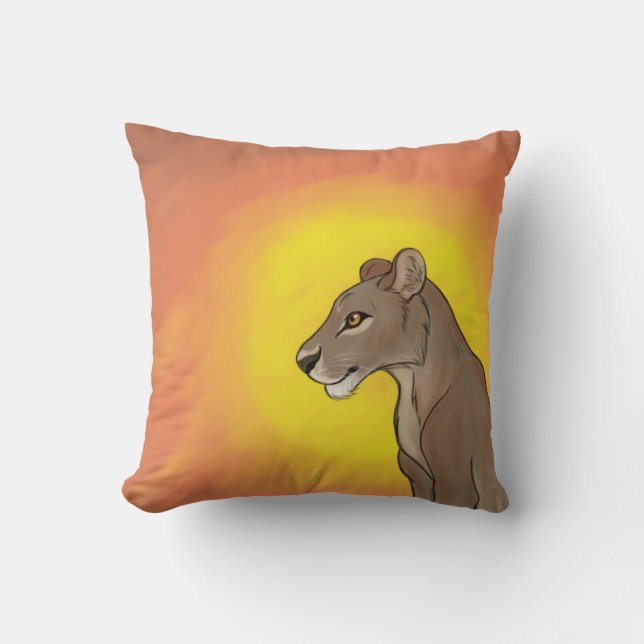 Coussin Reine Lioness (Recto)