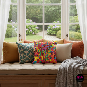 Coussin Réjouissez-vous et ressentez l'adoration du Saint-