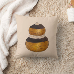 Coussin Religieuse Français Choux Pâtisserie Cream Puff De