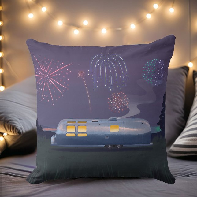 Coussin Remorque Voyage Silver RV et Carré Sky de nuit (Créateur téléchargé)