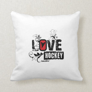 Coussin Remous d'hockey d'amour