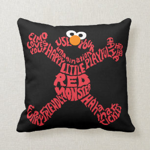 Coussin Remplissage Motif Elmo