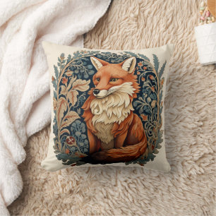 Coussin Renard boisé enchanteur