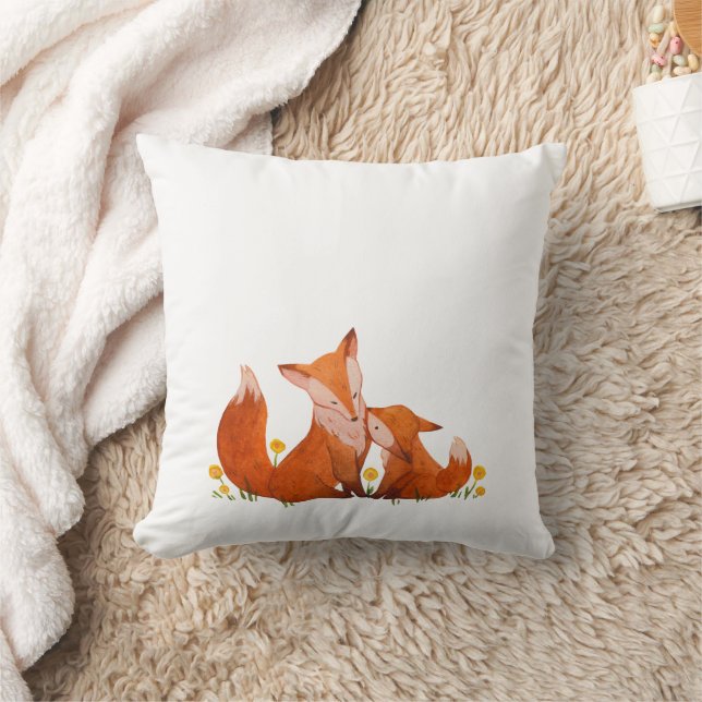 Coussin Renard et bébé (Couverture)
