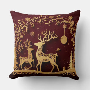 Coussin Renne Enchanté – Folie des Fêtes