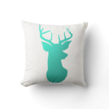 Renne/nature bleus turquoises modernes d'Antler