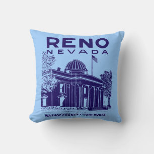 Coussin Reno Nevada vintage