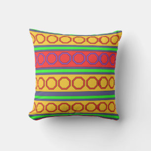 Coussin Répétition octogonale