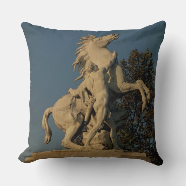 Coussin Reproduction d'une de l'originall de deux "chevaux (Recto)