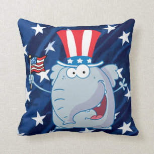 coussin républicain de l'éléphant tophat