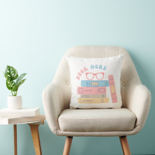 Coussin Réserver Nerd Girl Retro Design