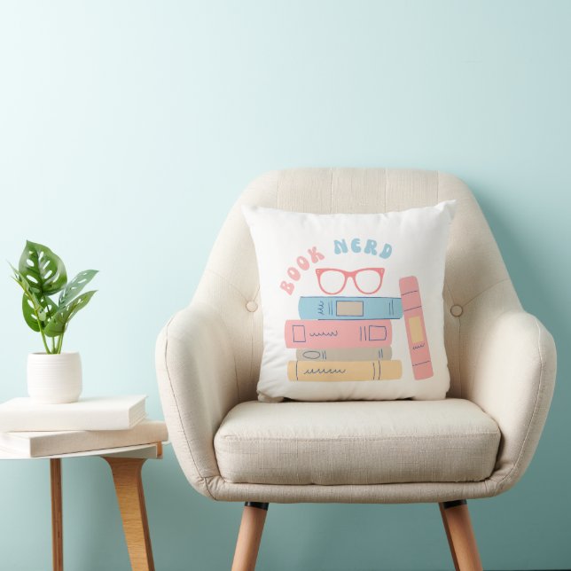 Coussin Réserver Nerd Girl Retro Design (Chaise)