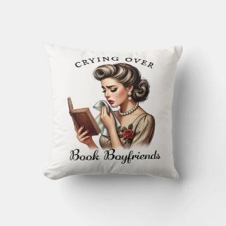 Coussin Réserver Pleurer sur livre Boyfriends Vintage Cous