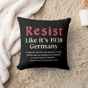 Coussin Résistez à l'état de 1938 Allemagne