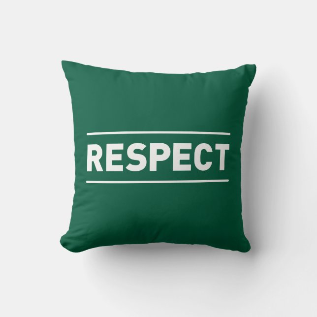 Coussin Respect (Recto)