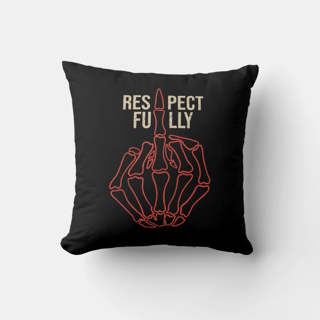 Coussin Respectueusement (Recto)