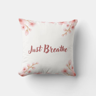 Coussin Respire juste l'oreiller à lancer
