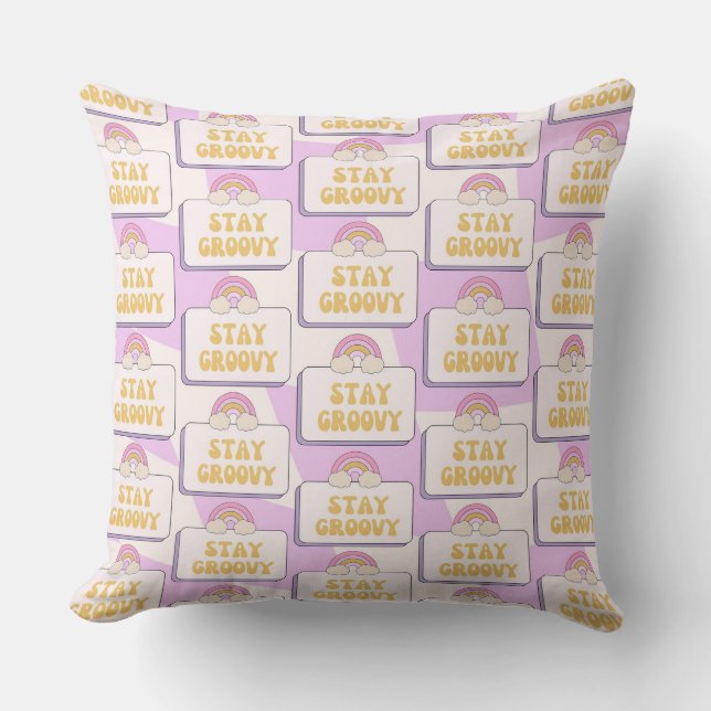Coussin Restez Groovy (Recto)